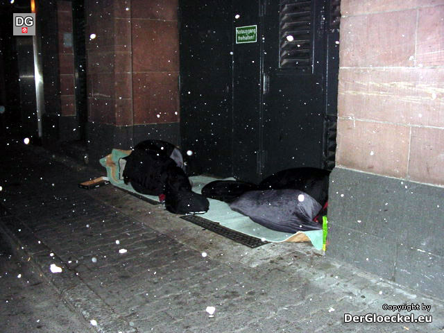Obdachlose in Frankurt am Main | Foto: DerGloeckel.eu